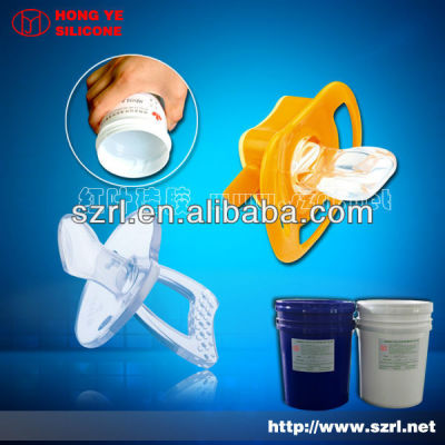 Injection moulding silicone rubber for baby nipples transparent color