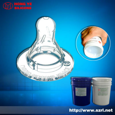 Liquid silicone rubber for baby nipples