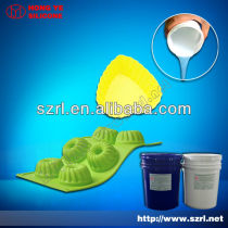 Injection silicone rubber for cake molds