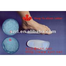 platinum cured silicon for soft insole