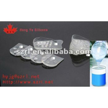platinum cured silicon for silicon heel cup