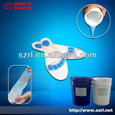 Silicone material for making insole