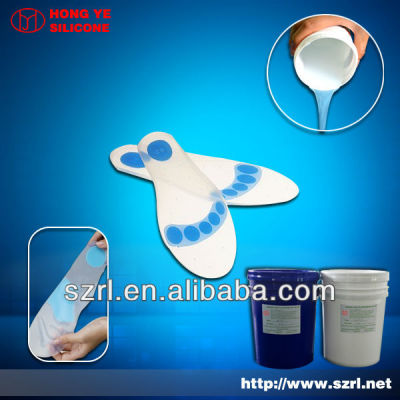 soft liquid silicon rubber for footcare insoles