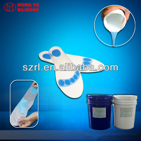 Transparent RTV silicone for silicone insole