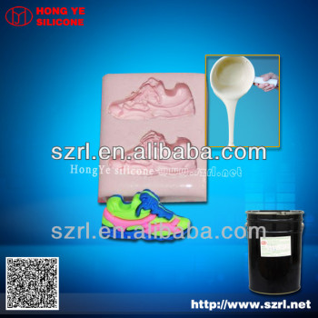 Liquid silicone rubber for shoe sole mold making