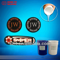 Addition cure silicone rubber for trademark printing