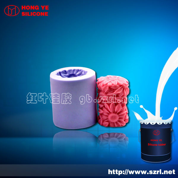 Liquid RTV silicone rubber for candle molds making