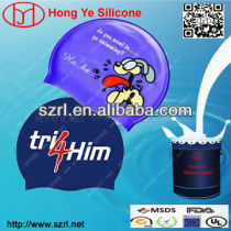 Silicone for swimming caps water-proof