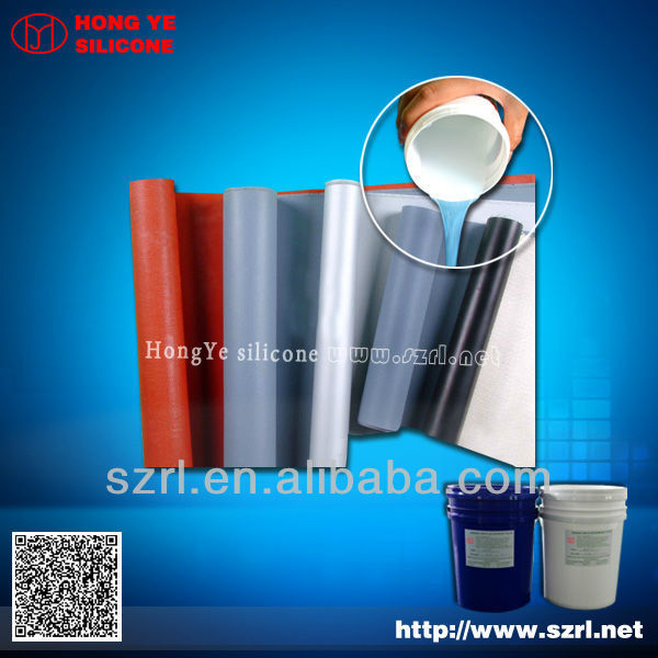 high working times silicone rubber for textile coating with fast cure