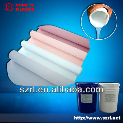 Silicone rubber for printing or coating on textile