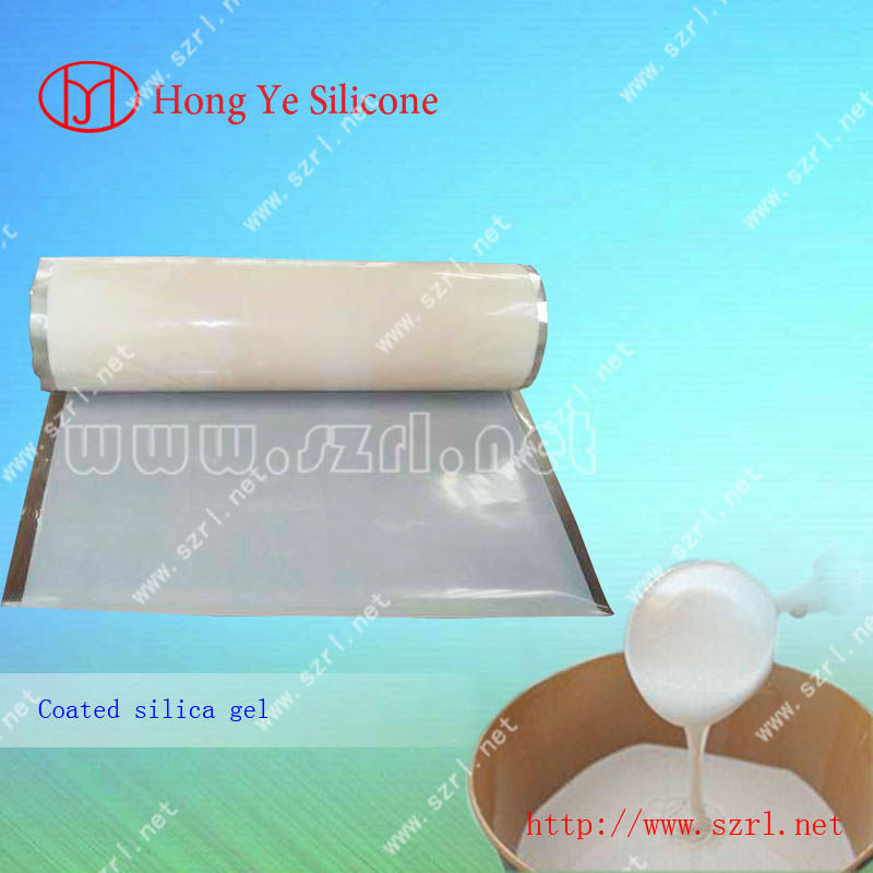 Liquid silicone elastomer to coat on fibre glass fabric and sleeves