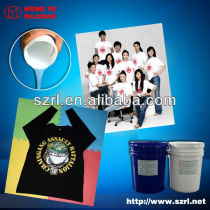 Silicone ink for heat transfer printing on T-shirt