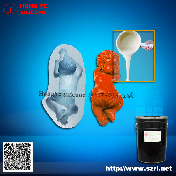 Liquid silicone rubber for unsaturated resin crafts