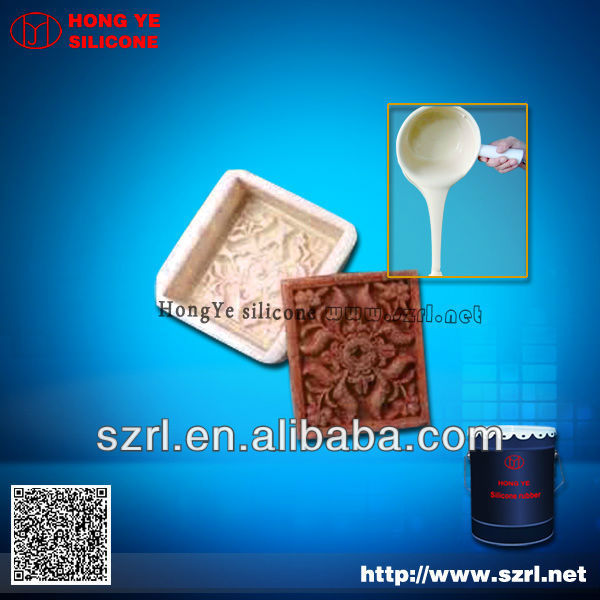 cement molding silicone rubber