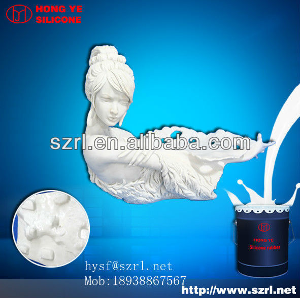 silicone rubber for gypsum crafts molds making