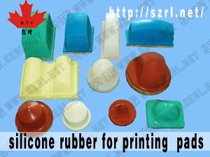 Pad printing silicone for electroplating toys