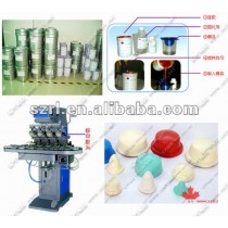 Pad printing silicone rubber for patterns transfer