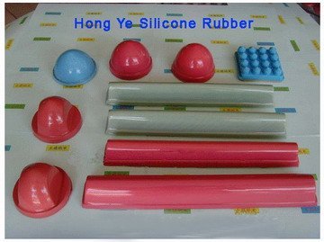 Pad printing silicone rubber for patterns transfer