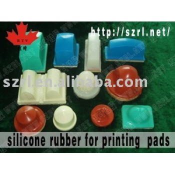 RTV silicon rubber for pad printing materials