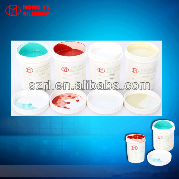 printing silicone rubber material