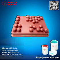 RTV silicone rubber for printing on clothing