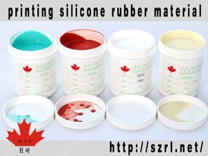 red color liquid silicone rubber for pad printing HY912
