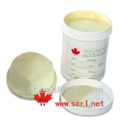 Liquid white silicone rubber for pad printing