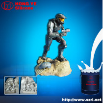 Manual silicone rubber for alloy toys