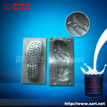 transparent liquid Shoe mold silicone