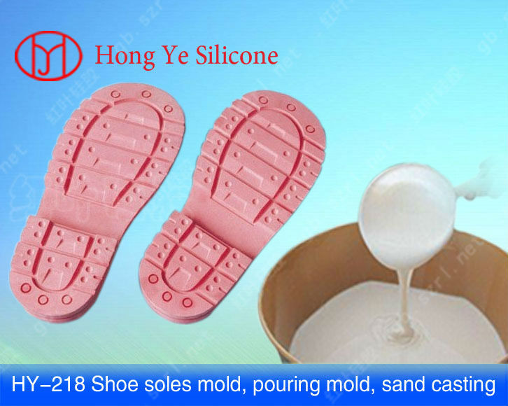 two-part compound silicone rubber molding shoes