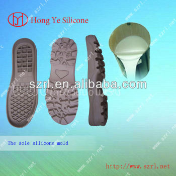 Liquid rtv silicone rubber compound for molding shoes