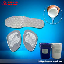 Addition cure silicon for shoe insoles