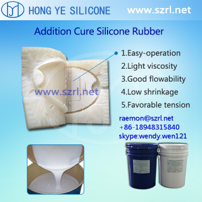RTV-2 liquid silicon rubber for plaster concrete