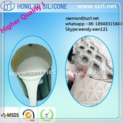 Silicone rubber for making grc molds with low shrinkage