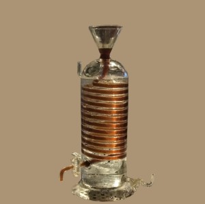 Pure hand-made glass instant coffee cooler maker