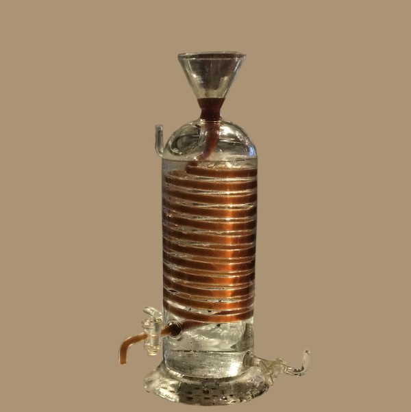 Pure hand-made glass instant coffee cooler maker