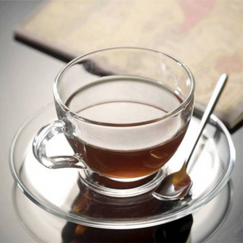 Tasses et soucoupes de thé Royal Glass pour restaurant occidental