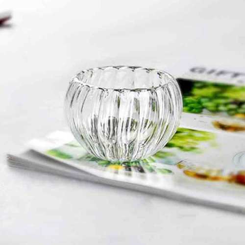 Exquisite 50 ml benutzerdefinierte Borosilikat Mini Glas Teetasse