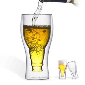 Wholesale 500ml Pilsner Beer Glasses Sublimation Craft Beer Glass Cup Pint Glass With Customized