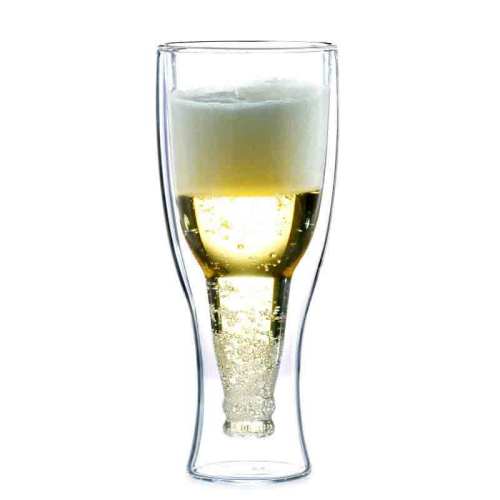 H&h Clear Wholesale Multipurpose Glass Durable Stemmed Tulip-shaped Beer 12oz 16oz Glass Beer