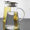 Hand Made Glass Water Pitcher for Office and Home