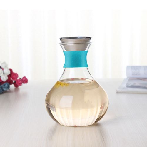 Attractive  large capacity vase shape glass pitcher