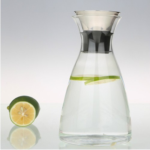 Heat Cold Resistant Borosilicate Glass Water Pitcher