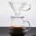 Servidor de café de vidrio de borosilicato apto para microondas con filtro de vidrio