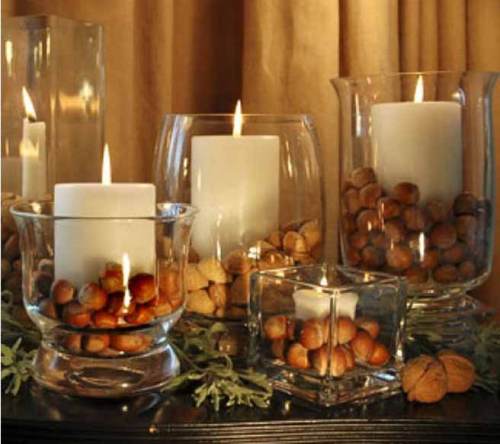 Handgemachter Kerzenhalter aus Glas zur Dekoration