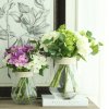 Glassware Breakage-proof hand-blown clearglass transparent flower and filler vase for glass vase