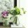 Bruchfeste mundgeblasene Klarglas transparente Blumen- und Füllervase für Zuhause und Hochzeit
