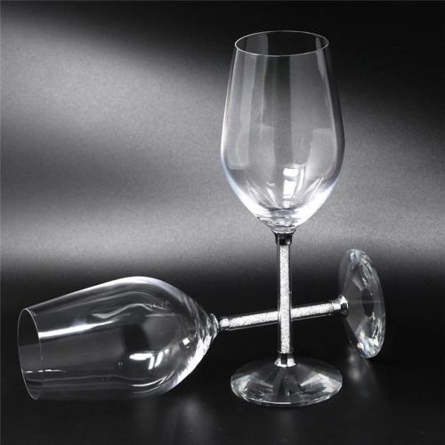 Forme exclusive de l'ampoule sans plomb en verre à vin