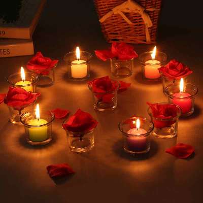 Decorative Glassware Custom OEM Glass Tea Light Candle Holder