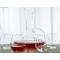 Hand Blown Crystal Glass Red Wine Carafe Round Decanter With Handle